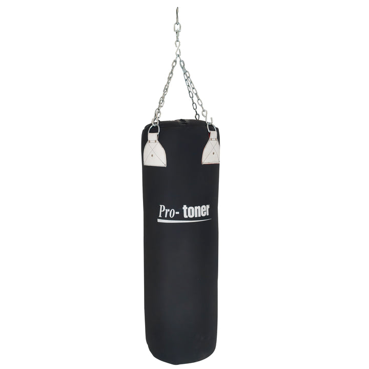 Boxing Punching Bag, 30 kg, 33 x 107 cm, SRF Material for MMA, kick boxing etc | Gym Equipment | Home Gym Equipment | Commercial Gym Machines | Strength Training Equipment | Protoners | [2025]