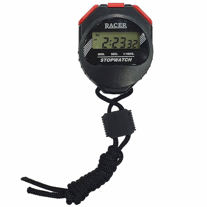 Racer Stopwatch with 1/100 Second Precision, Lap Counter, and 30 Second Correction Protoner - Sports Hubb GYM