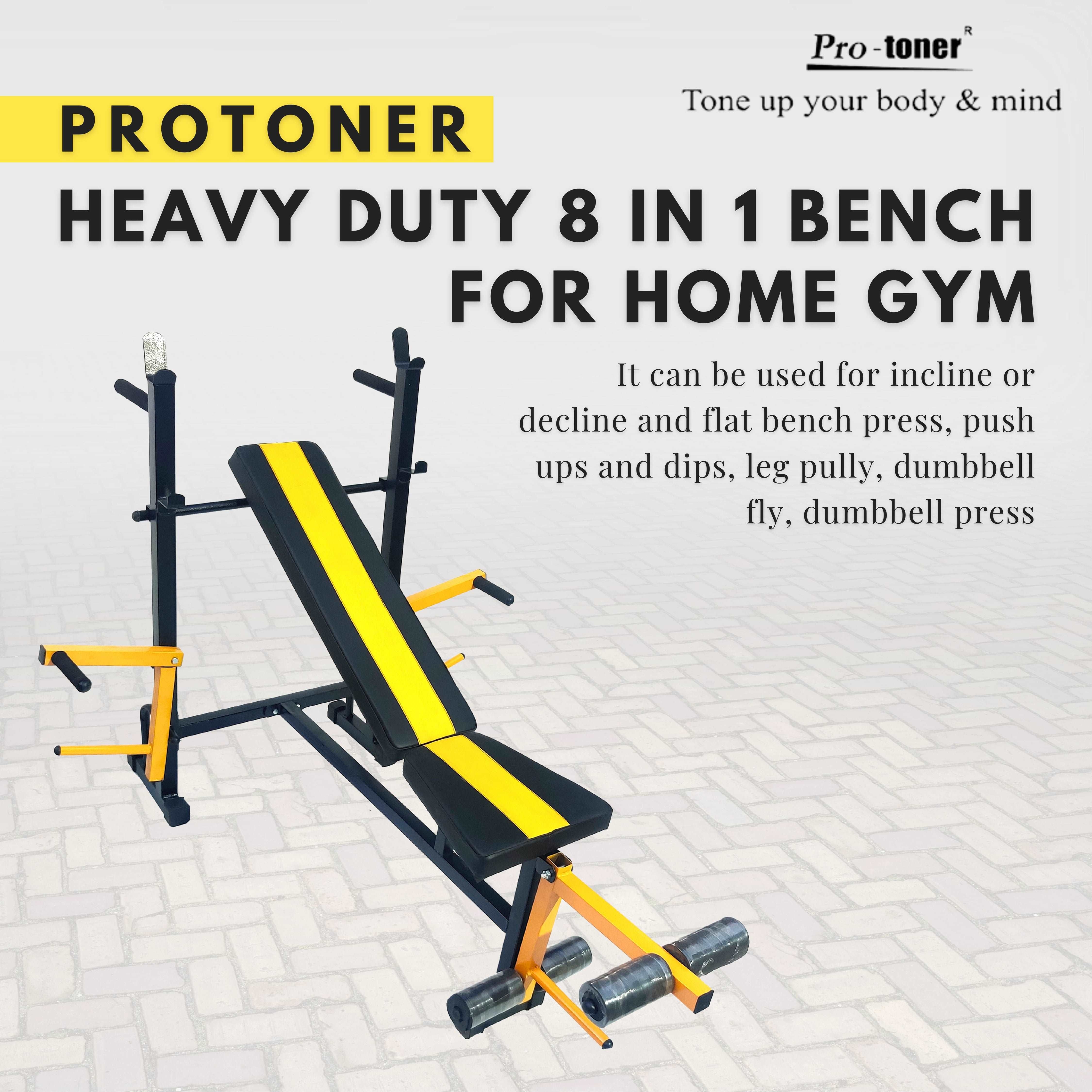 Protoner 8 in 1 adjustable bench sale