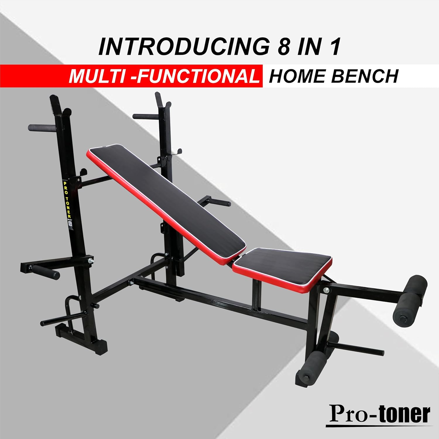 Protoner Adjustable Weight Bench with Incline Decline and Flat Positi Protoner Sports Hubb