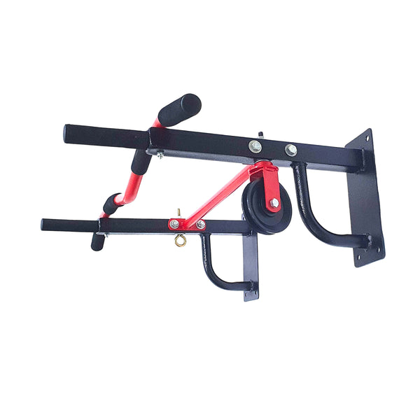 Multy grip chin up bar with lats pulley and punching bag hanger hook Protoners GYM