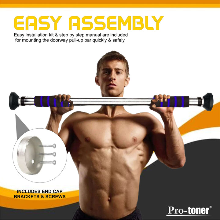 Protoner Door Bar for pullups Adjustable length Protoners GYM