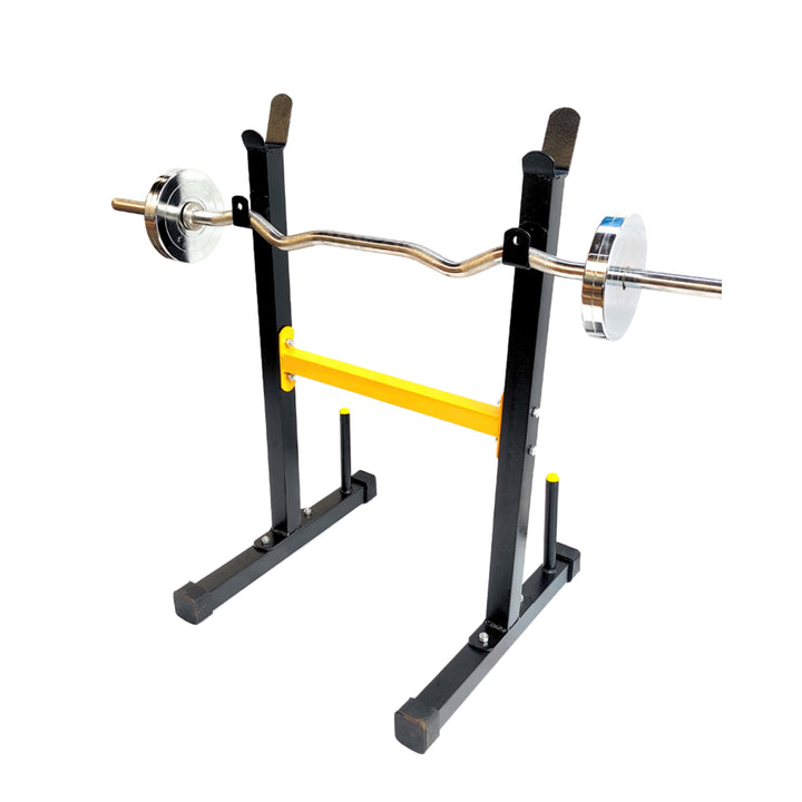 Protoner Rod and Weight Holder with Holding Capacity of 2 Bars Black, Yellow Protoner GYM