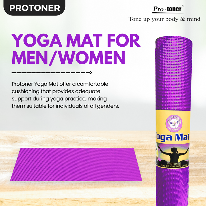 Protoner Yoga Mat 4mm choose from Red Black Green Blue Purple | Gym Equipment | Home Gym Equipment | Commercial Gym Machines | Strength Training Equipment | Protoners | [2025]