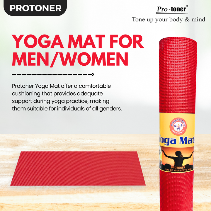 Protoner Yoga Mat 4mm choose from Red Black Green Blue Purple Protoners GYM