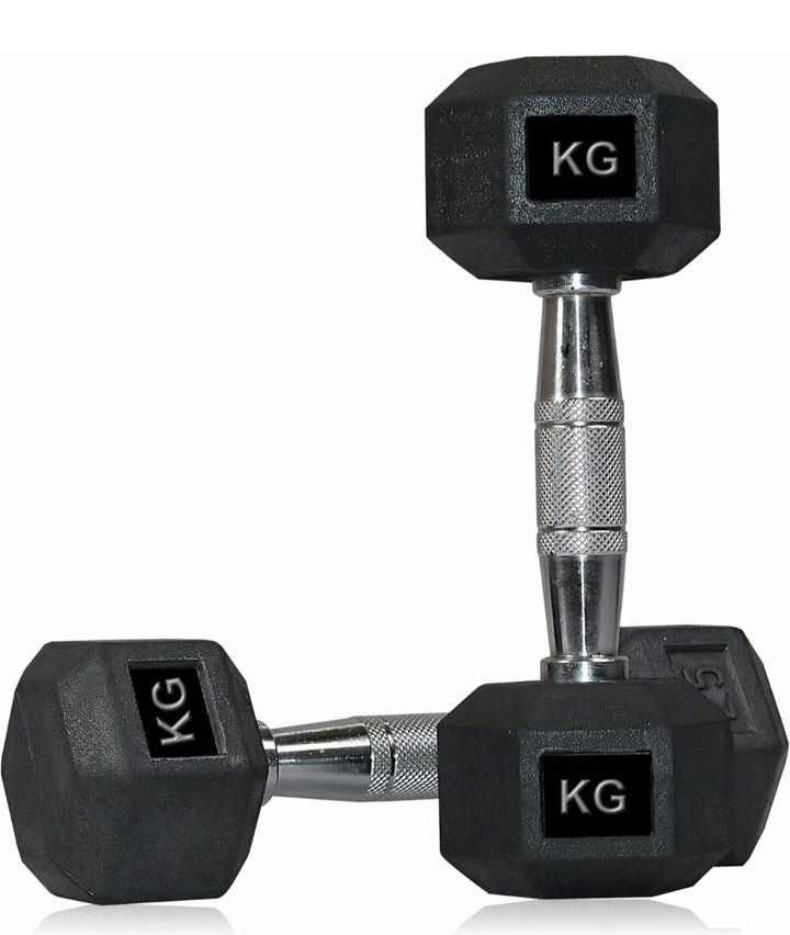 Protoner Hex Dumbbells Pair from size 1.25 kg to 25 kgs Protoner - Sports Hubb GYM