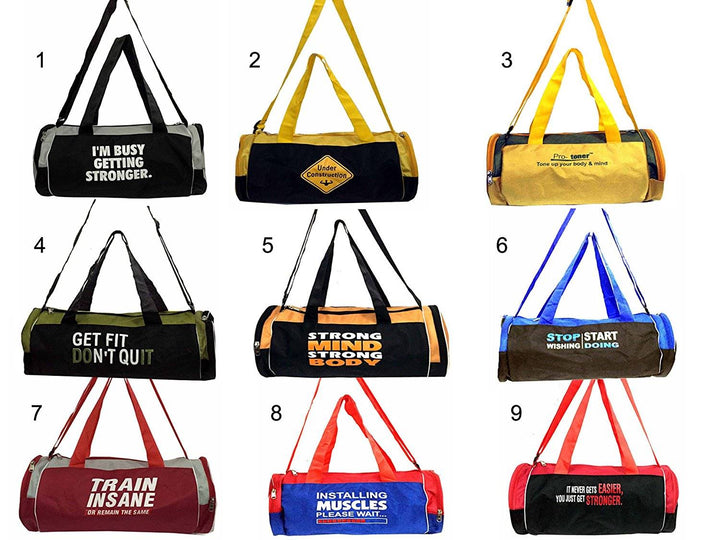 Protoner Sports Gym Duffel bag Choose from 9 designs | Gym Equipment | Home Gym Equipment | Commercial Gym Machines | Strength Training Equipment | Protoners | [2025]