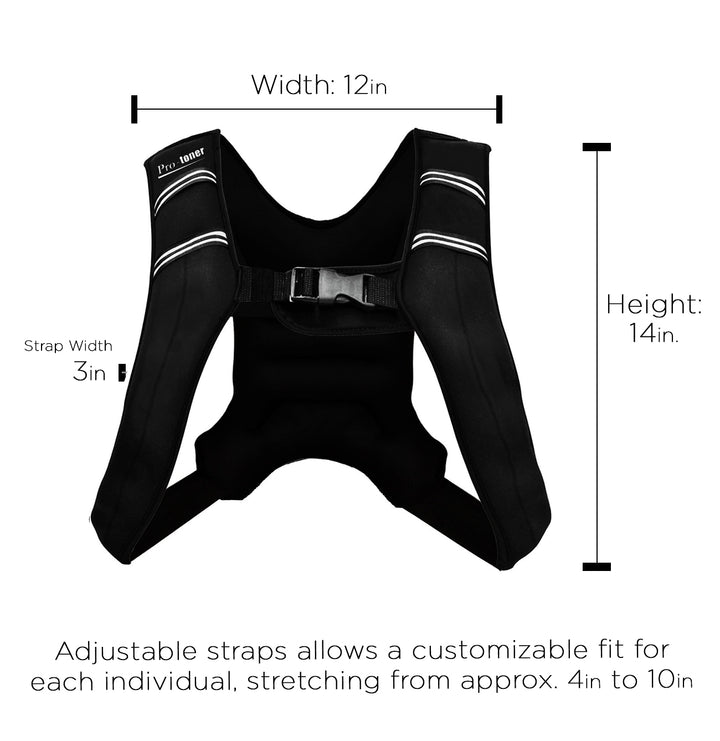 Weighted workout vest 5 kg Protoner - Sports Hubb GYM