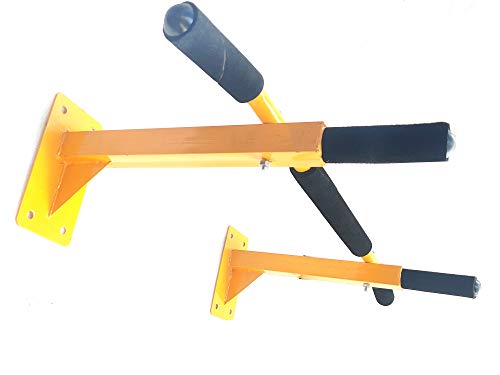 Protoner Yellow Wall Mounting Chin Up Bar and Ab Strap Combo Protoners GYM