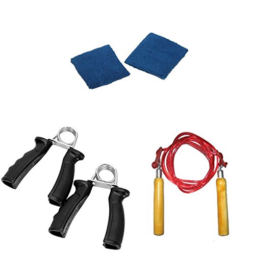 Protoner Basic Fitness Set Hand Grip with skipping rope & Sweat band Protoners GYM