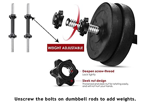 Protoner and Accessories Adjustable Dumbbells PVC Protoner GYM