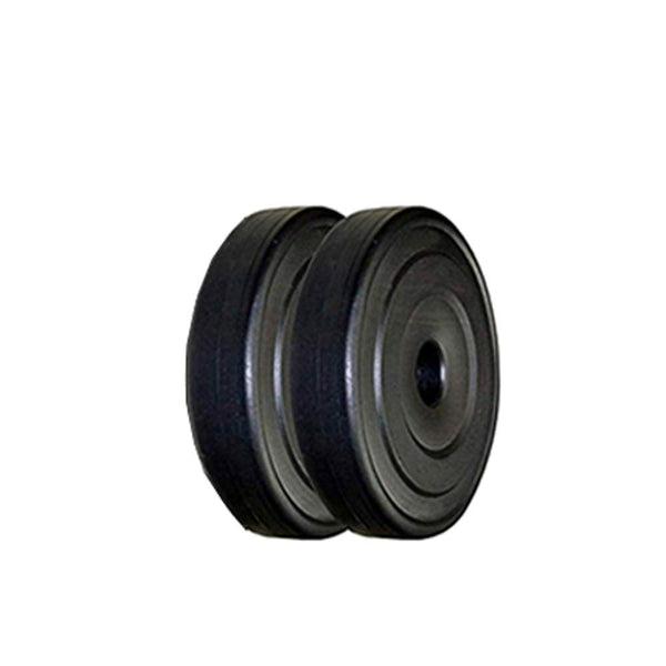 Protoner PVC Spare Weight Lifting Plates Black, 10 kg Pack of 2 Protoner - Sports Hubb GYM