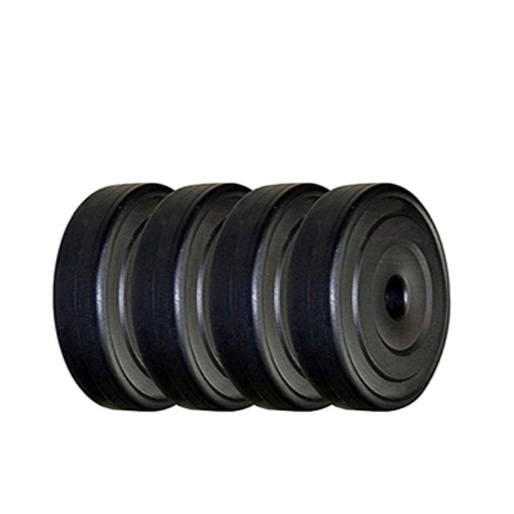 Protoner PVC Spare Weight Lifting Plates Black, 8 kgs Pair of 4 Protoner - Sports Hubb GYM