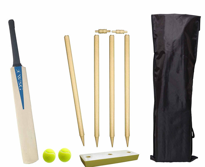 Wsg Cricket Set for Juniors Size 5 Age 7 to 9 for tennis ball play | Gym Equipment | Home Gym Equipment | Commercial Gym Machines | Strength Training Equipment | Protoners | [2025]