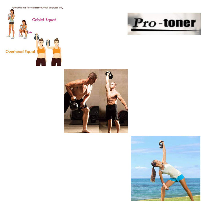 Protoner 6KG Kettlebell, 6Kg Protoner - Sports Hubb GYM