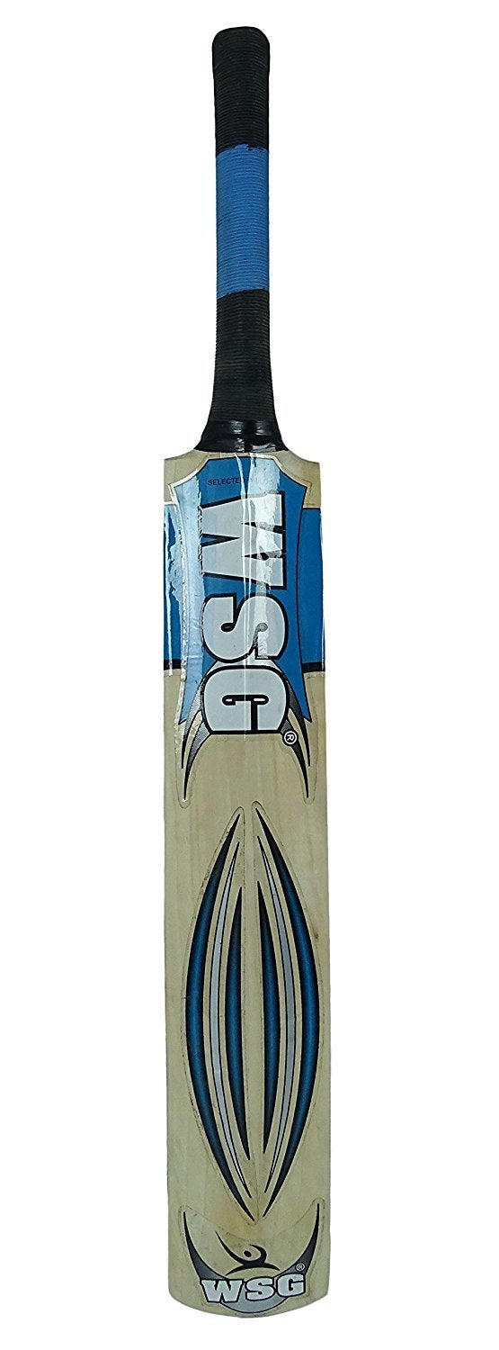 WSG King Kashmir Willow Wooden Full Size Short Handle Cricket Bat With Cover Protoner - Sports Hubb GYM