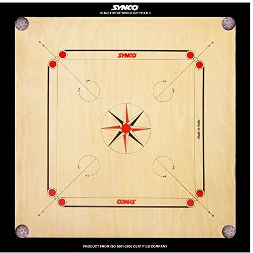 Protoner Snyco Carrom Board With Coins, Striker and Powder 27 Inches Protoner - Sports Hubb GYM