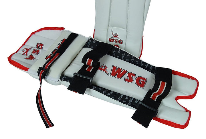 Protoner's WSG Test Batting PU Light Weight White Leg Guard With Extra Protection Protoner - Sports Hubb GYM