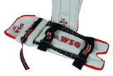 Protoner's WSG Test Batting PU Light Weight White Leg Guard With Extra Protection