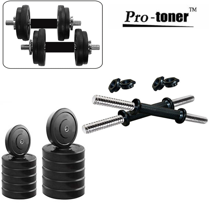 Protoner Rubber Dumbbell Set starting from 4 kgs Protoner - Sports Hubb GYM